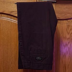Burgundy Chino Pants